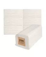 2700 Toallas de Papel Secamanos | Caja de 2700 Unidades | Papel Zig-Zag | 2 Capas 21x23 CM | Perfectas para Dispensador