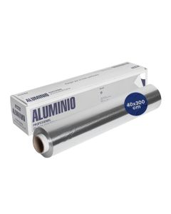 Rollo de papel aluminio de alta resistencia, 40x300 cm
