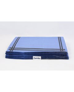 Mantelito Cortado Azul de Celulosa 30x40cm - Ideal para Caterings y Buffets