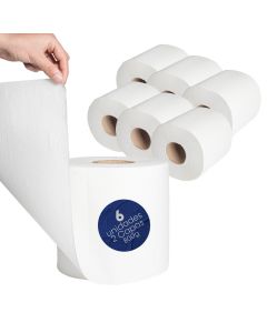 Bobina de papel laminada de alta calidad, ideal para establecimientos pequeños